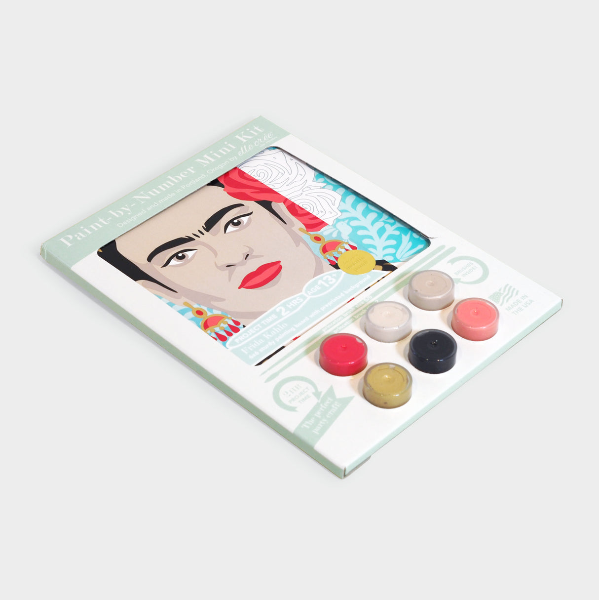 Frida Kahlo Mini Paint-by-Number Kit