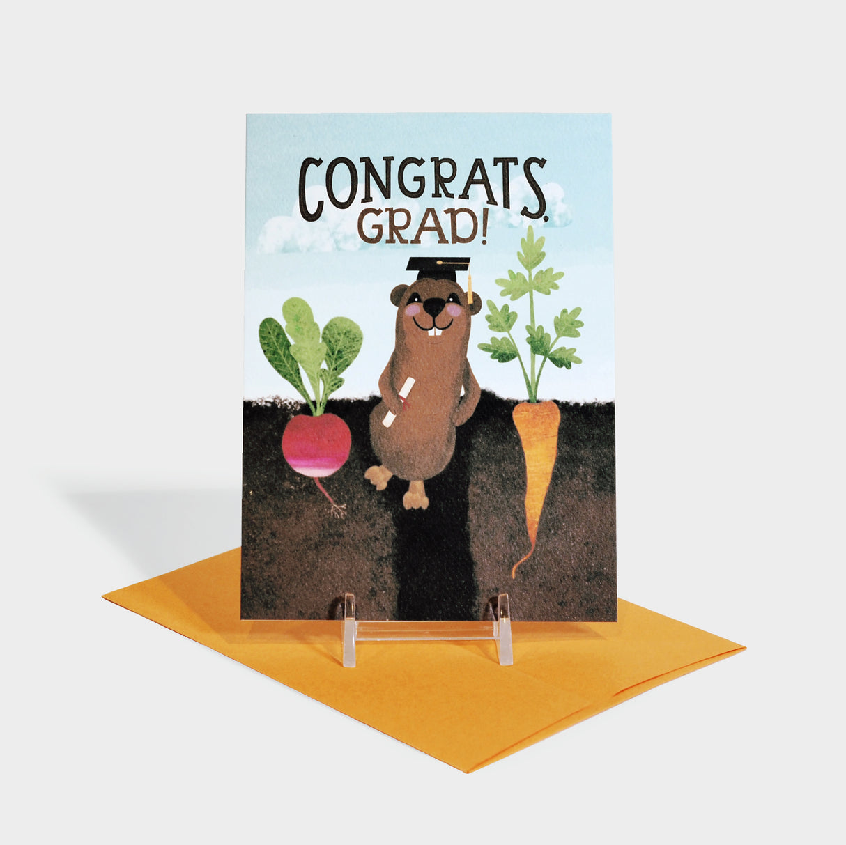 Gopher Grad Greeting Card