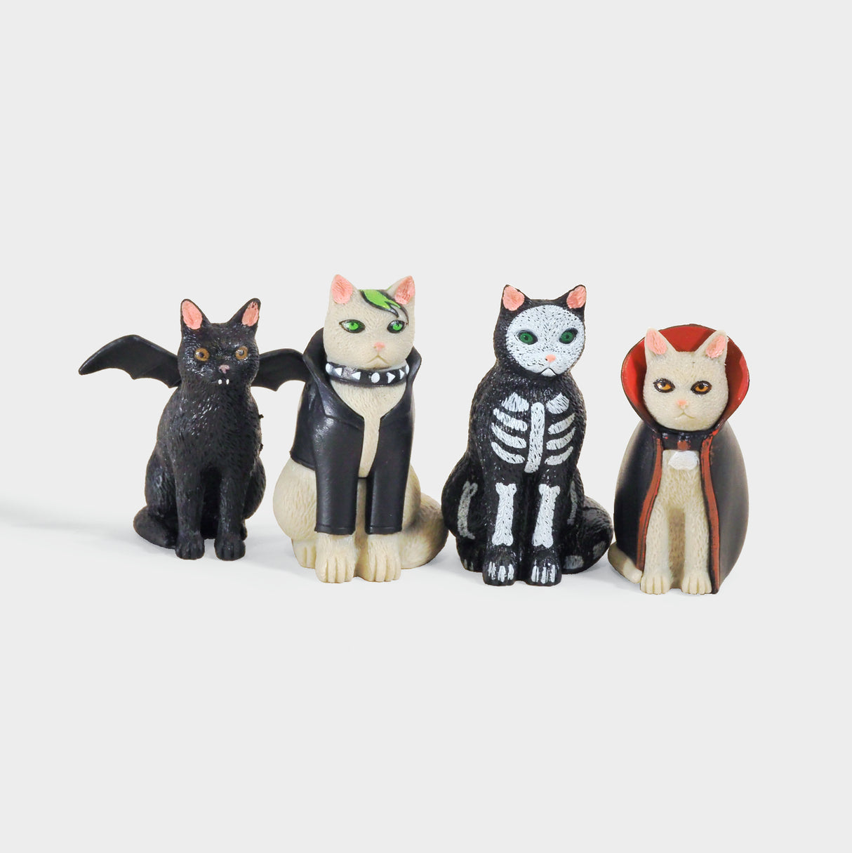 Goth Cat Figurine