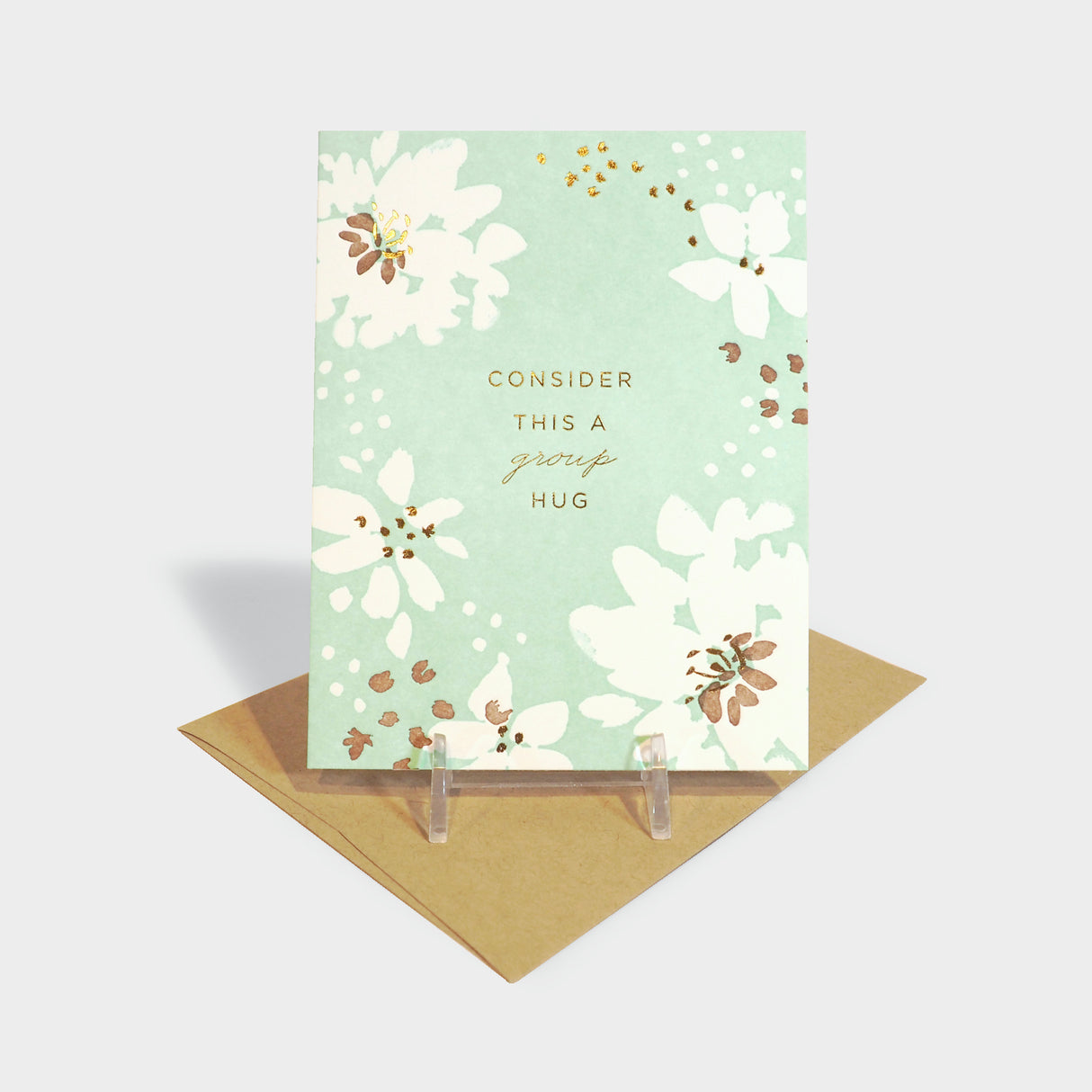 Group Hug Bouquet Greeting Card