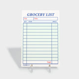 Guest Check Notepad Grocery List 