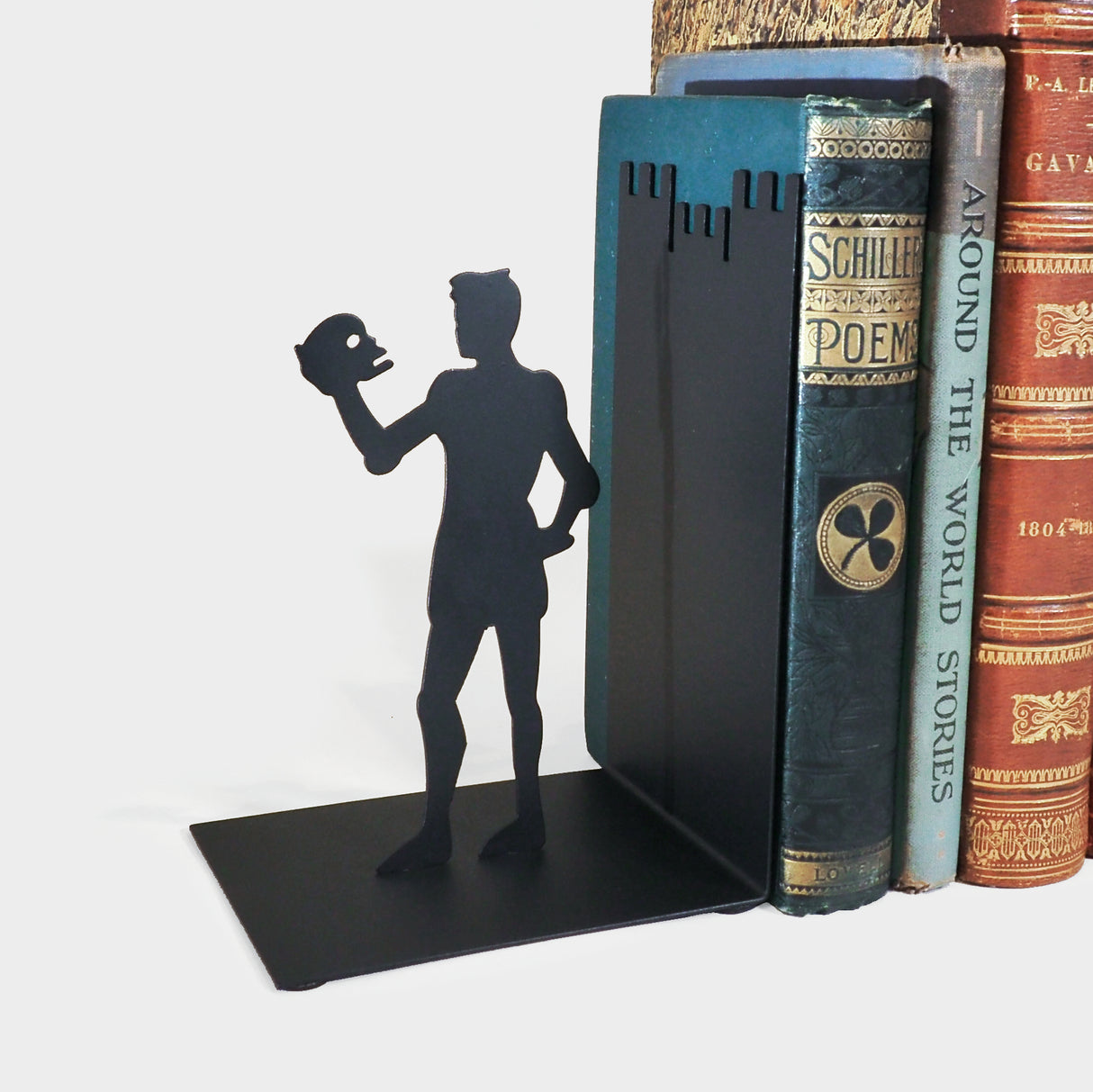 Hamlet Black Metal Bookend