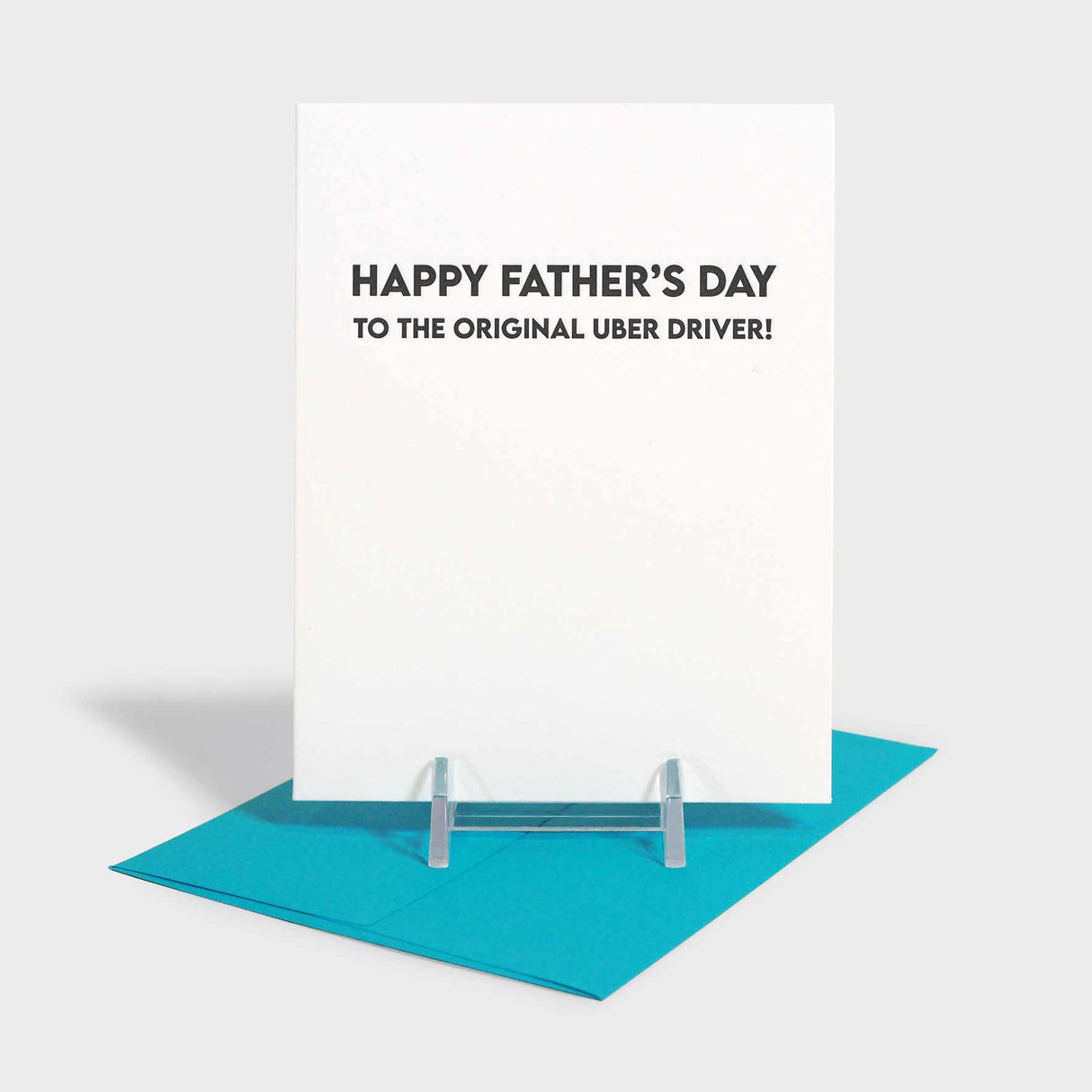 Happy Father's Day Original Uber Driver Letterpress Card
