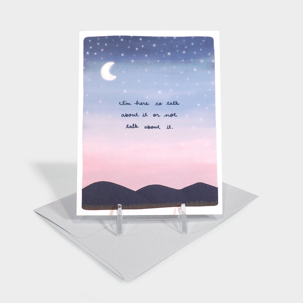 Here To Talk Card
