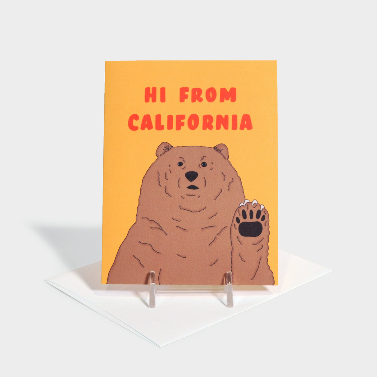 Hi From California Card