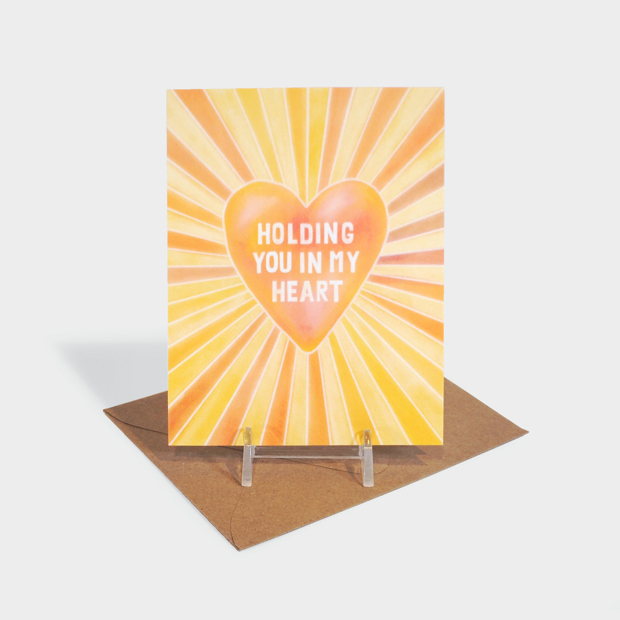 Holding You in My Heart Greeting Card