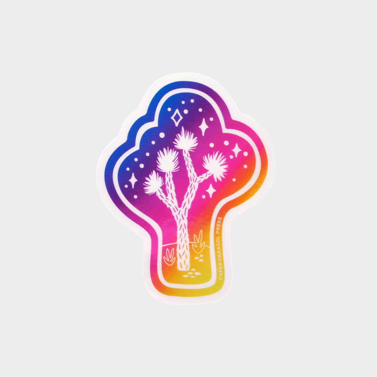 Holographic Joshua Tree Magic Sticker