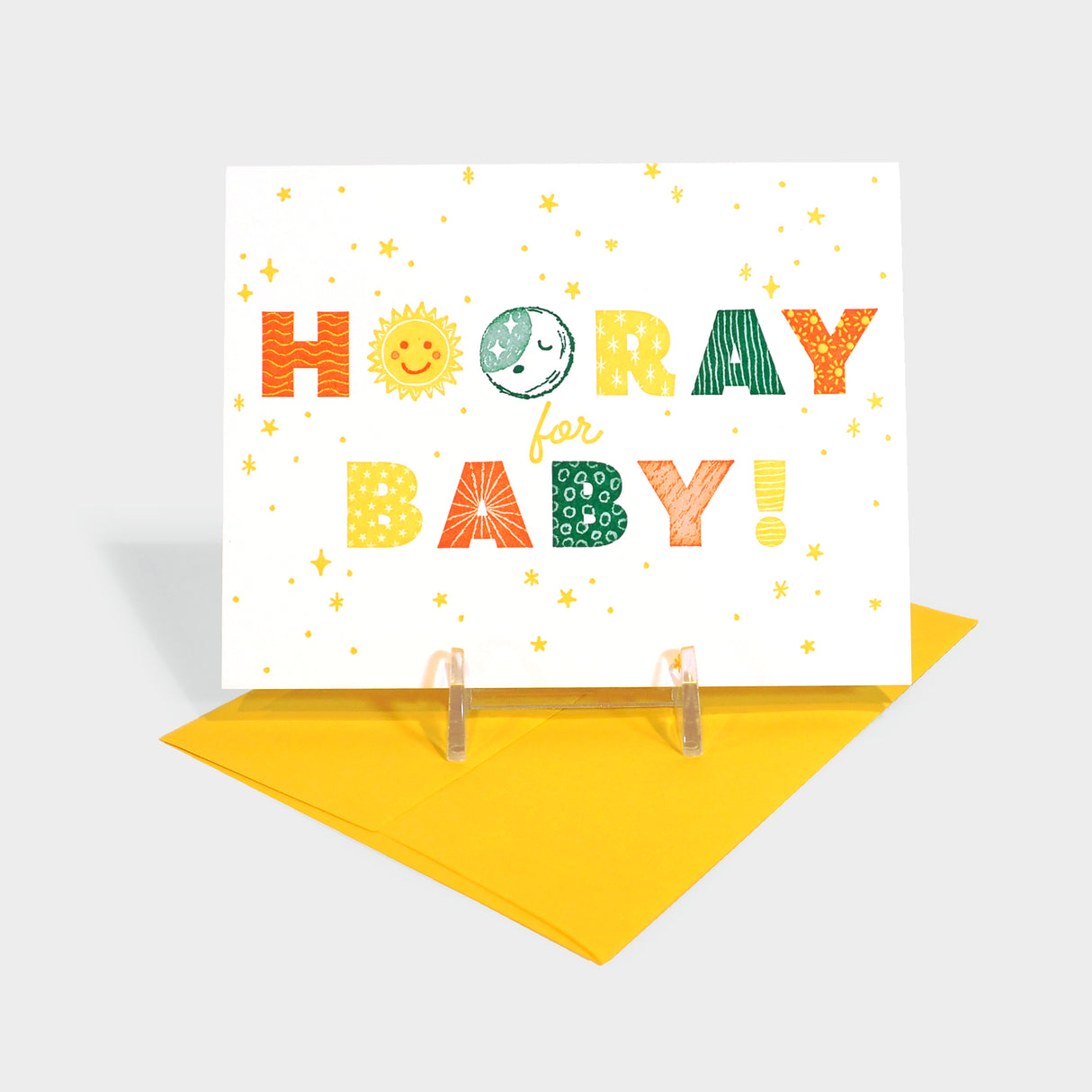 Hooray Baby Greeting Card