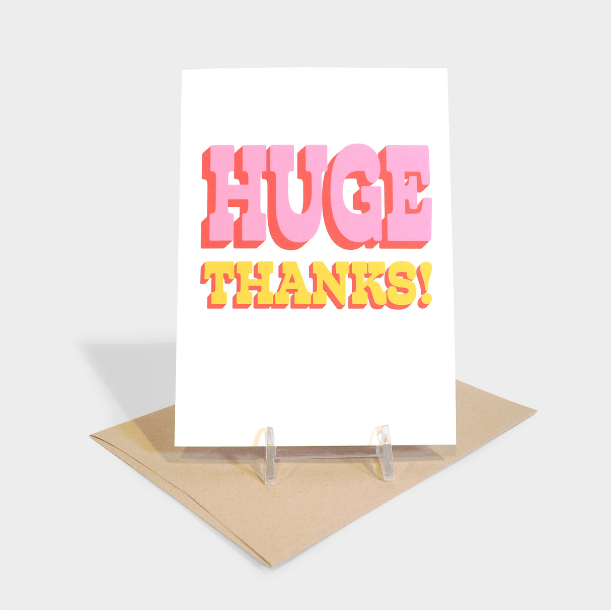 Huge Thanks Greeting Card