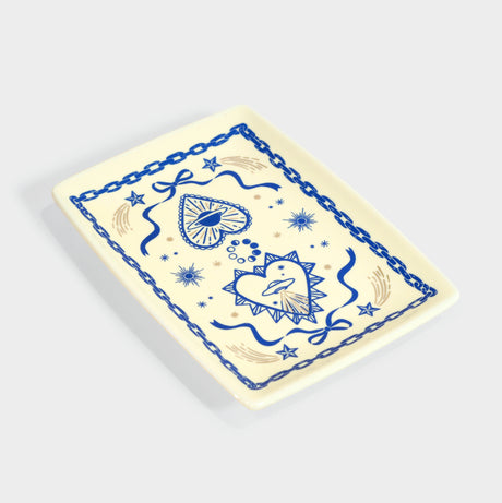 Indigo Icons Trinket Dish