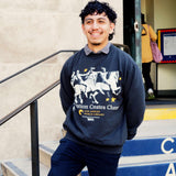 Inspiration Creates Change Off-Black Fleece Crewneck