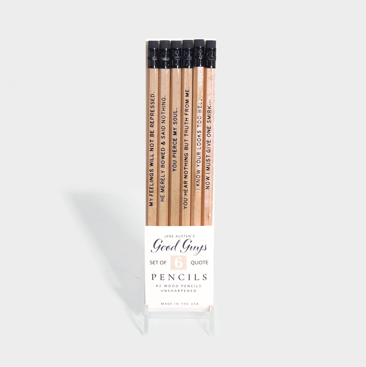 Jane Austen Good Guys Pencil Set