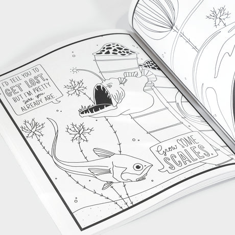 Judgy Fish Coloring Book