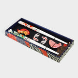 Koi Fishes Chopsticks & Rest Gift Set