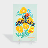 LA Blooms: California Wildflower Postcard