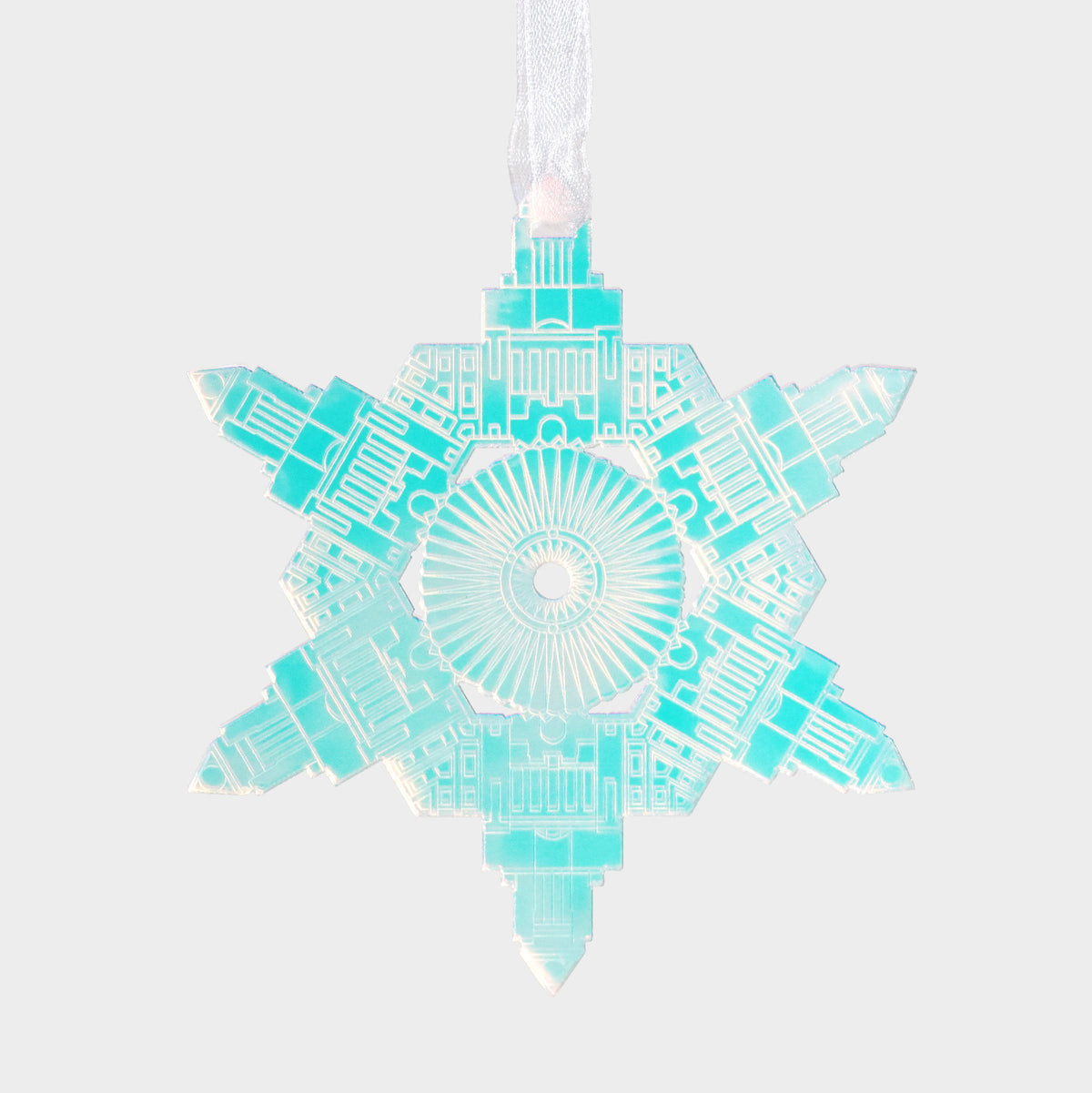 LA Holiday Ornament - Central Library
