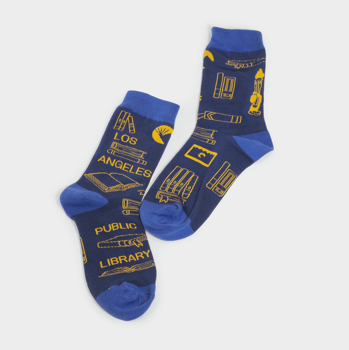 Bigger Than Books Los Angeles Public Library Crew Socks