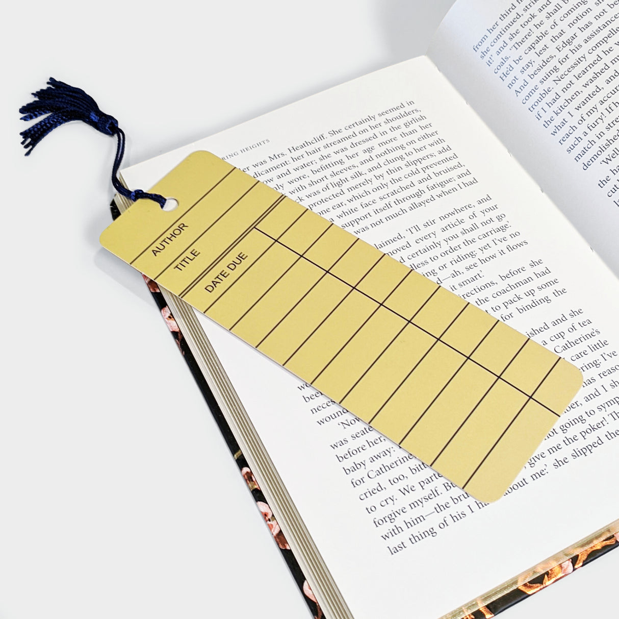 Library Card Bookmark