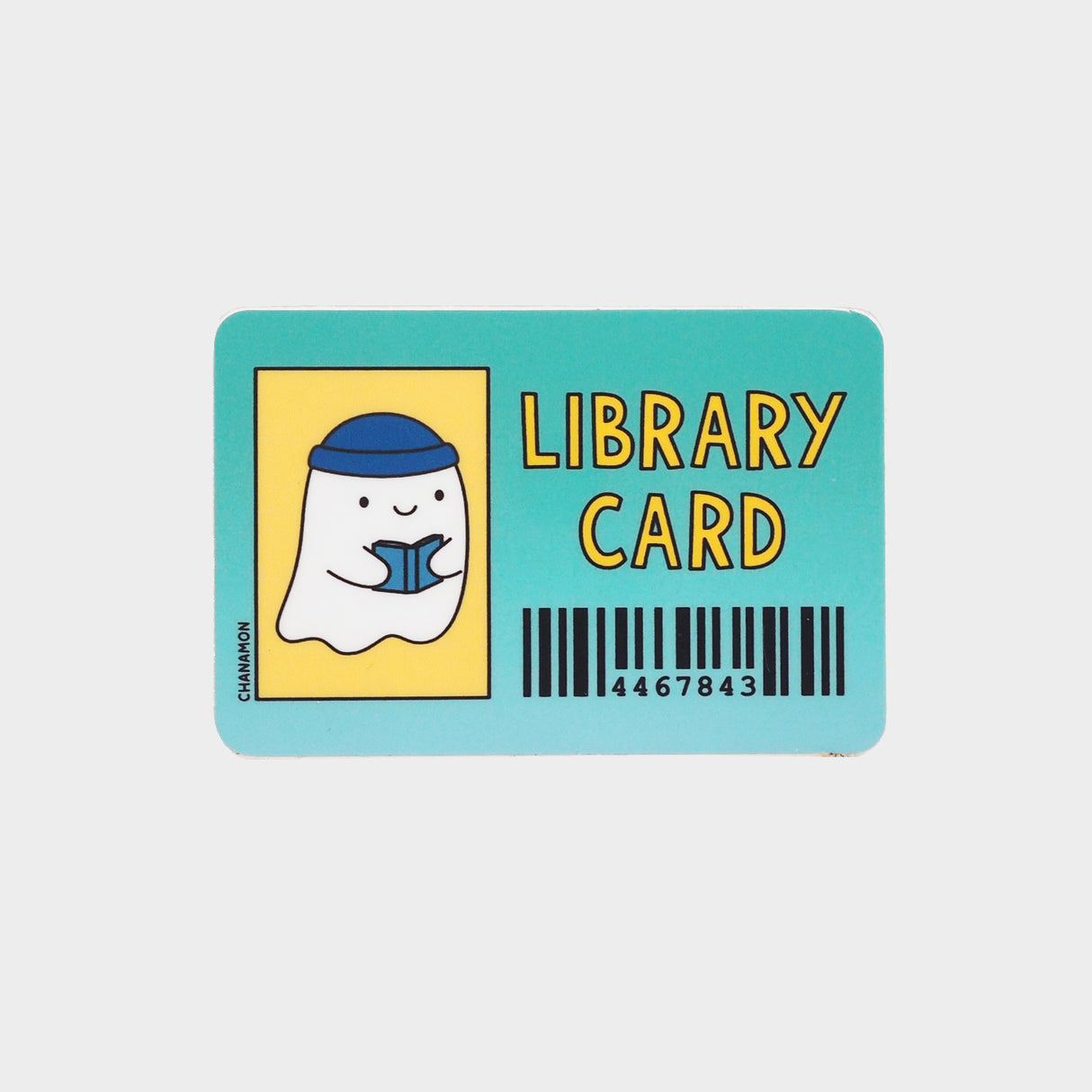 Library Card Sticker
