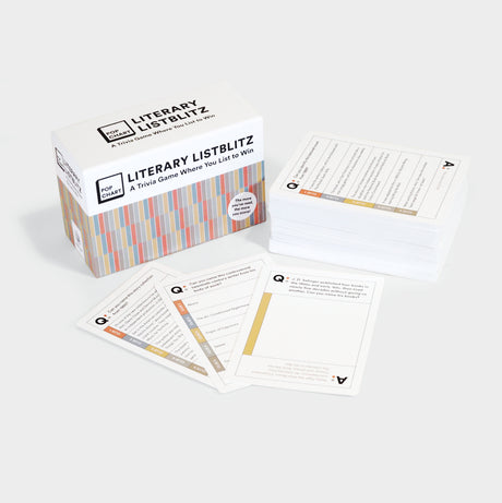 Literary Listblitz: A Trivia Game Where You List to Win