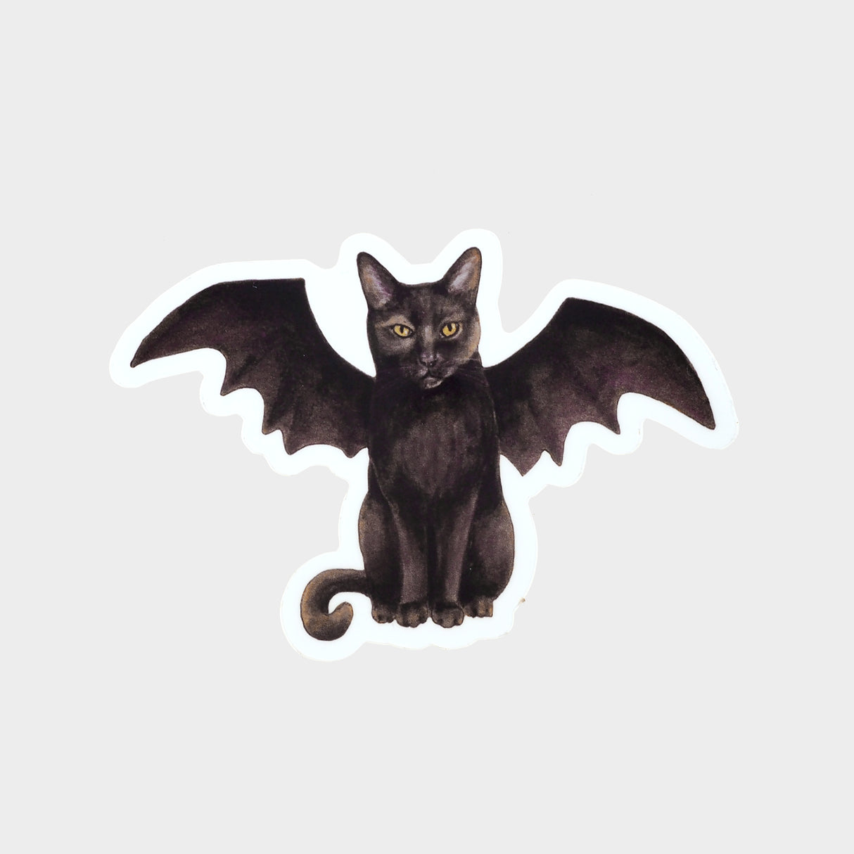 Little Bat Cat Vinyl Sticker