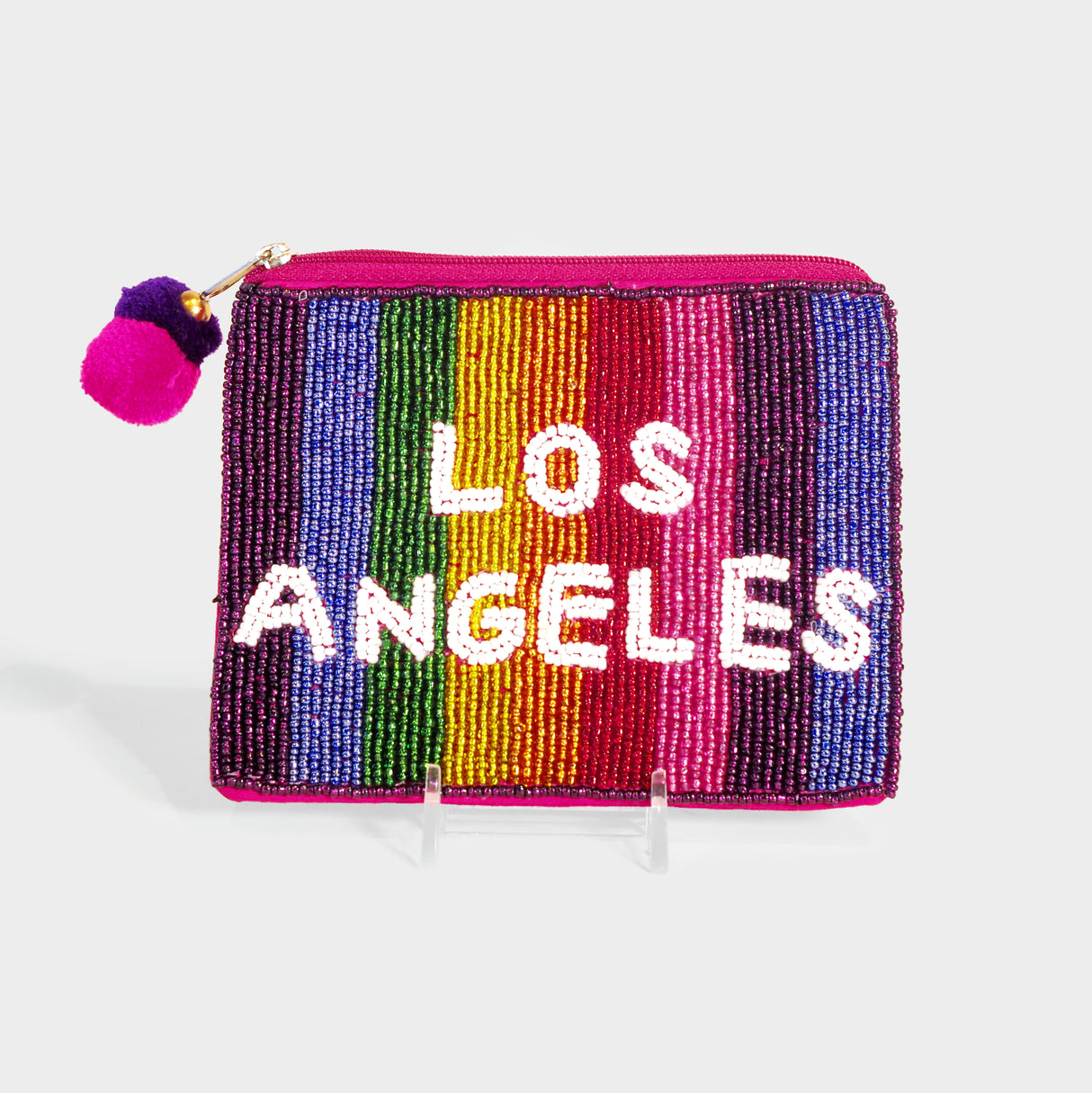 Los Angeles Beaded Pouch