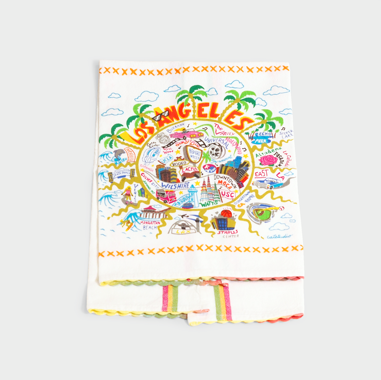 Los Angeles Dish Towel