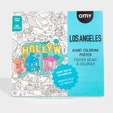 Los Angeles Giant Coloring Poster