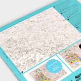 Los Angeles Giant Coloring Poster
