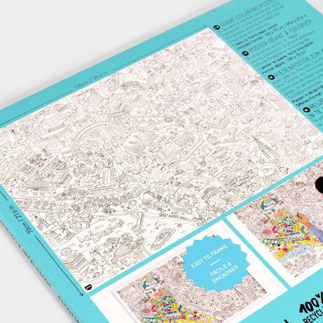 Los Angeles Giant Coloring Poster