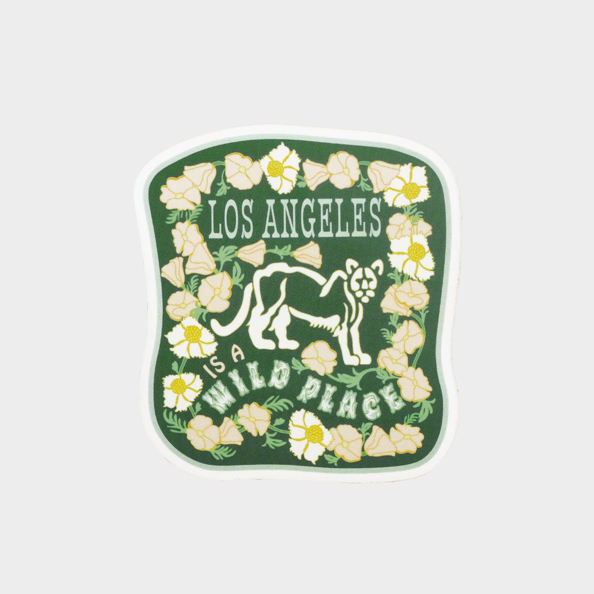 Los Angeles Is A Wild Place Vinyl Sticker