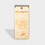 Los Angeles Mapnote Card