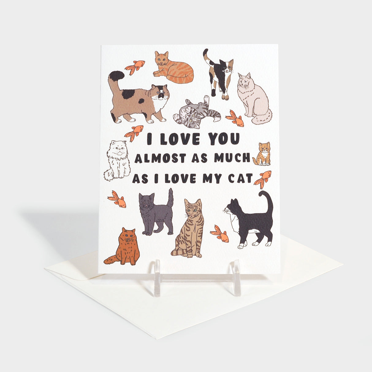 Love My Cat Card