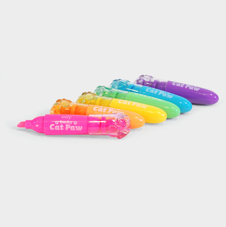 Lucky Cat Paw: Neon Highlighters with Berry Scent