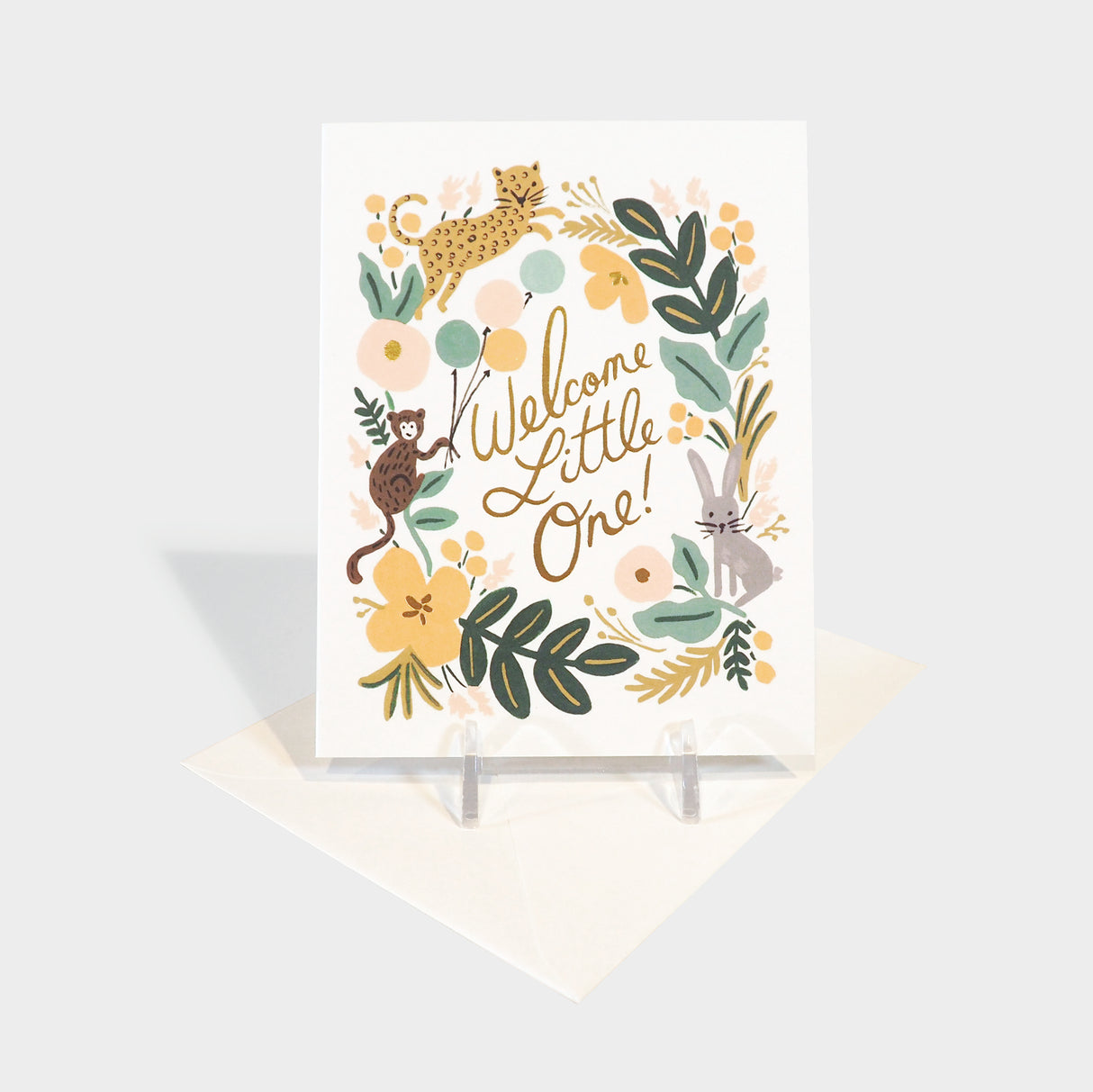 Menagerie Baby Card