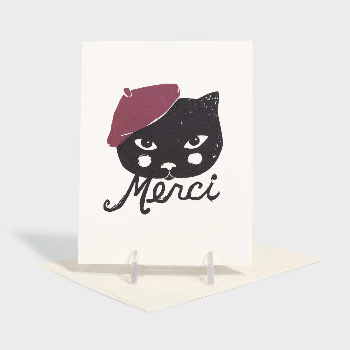 Merci Cat Card
