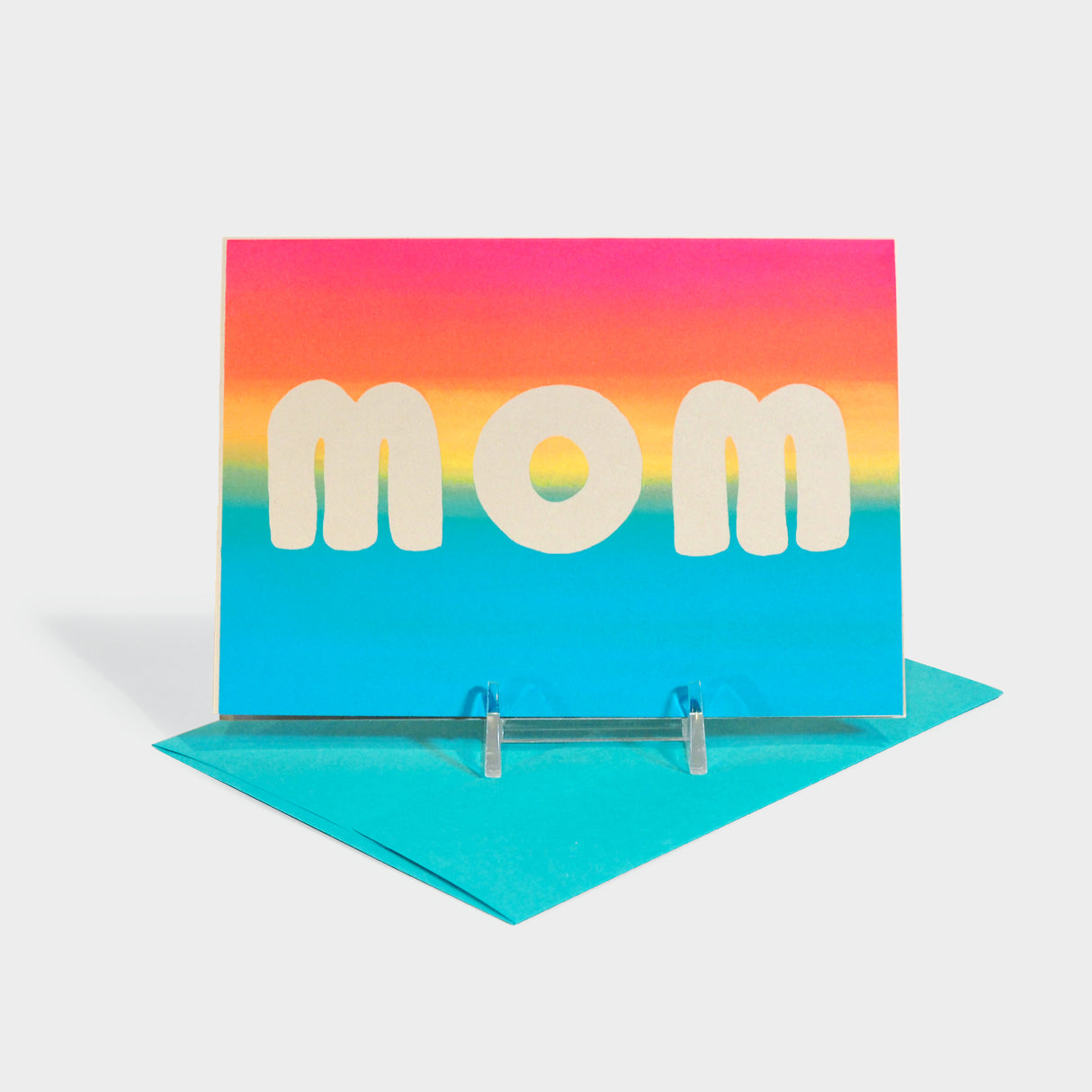 Mom Gradient Greeting Card