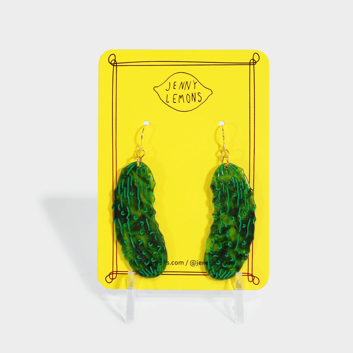 Pickle Acetate Earrings