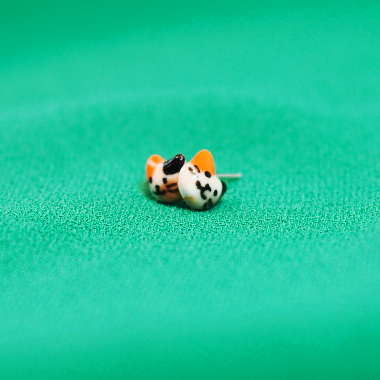 Precious Little Meow Meow Micro Studs - Calico