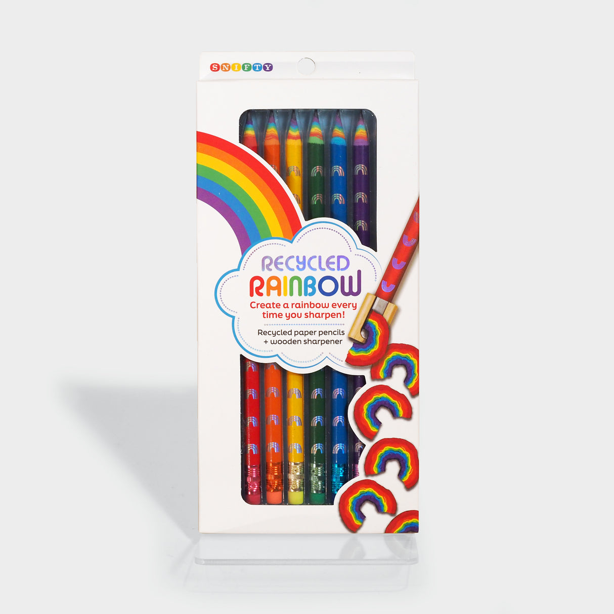 Recycled Rainbow Pencil