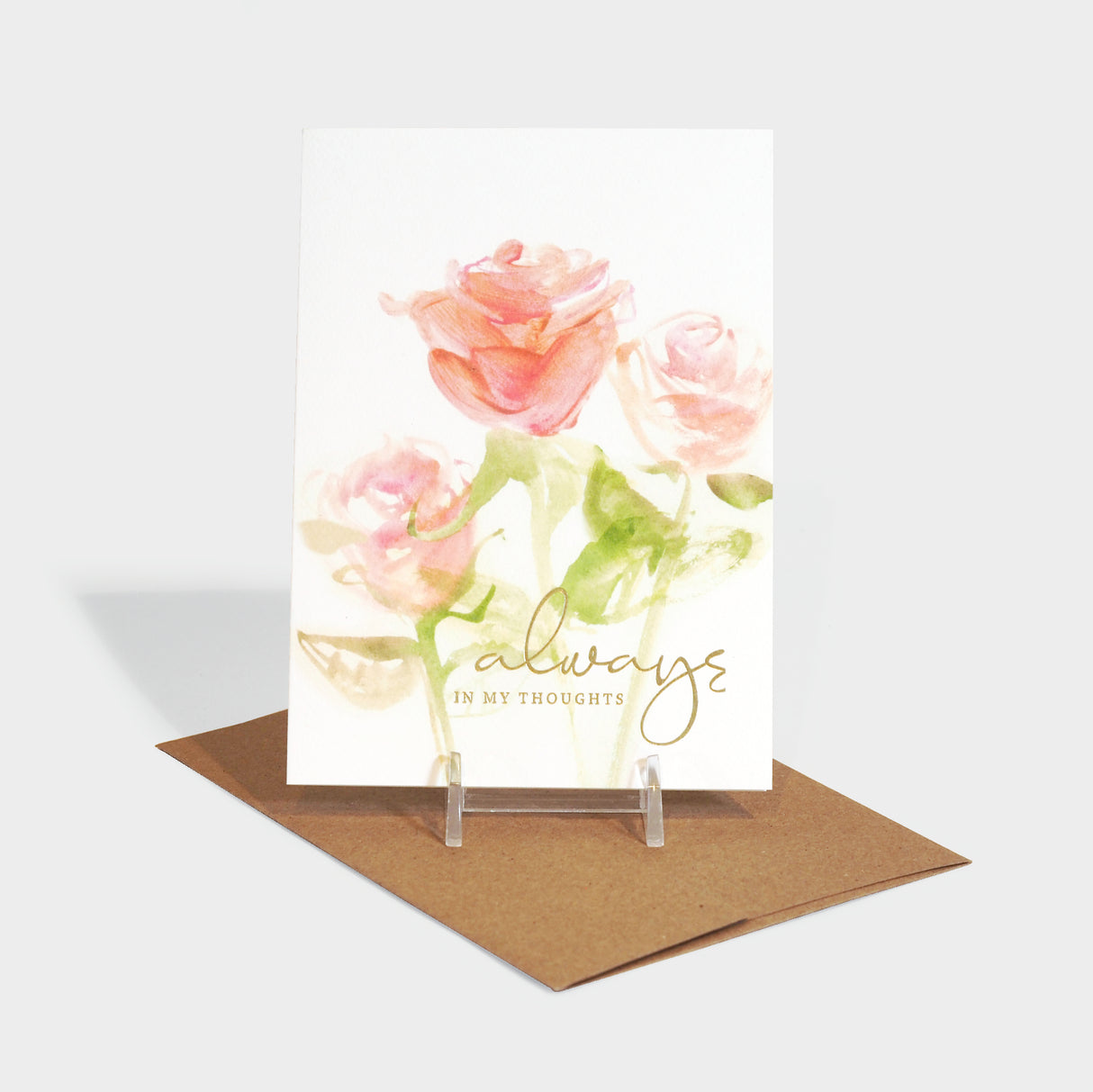 Remembrance Roses Greeting Card