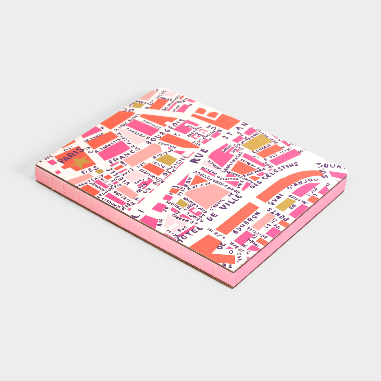 Rues de Paris Medium Coptic-Bound Journal