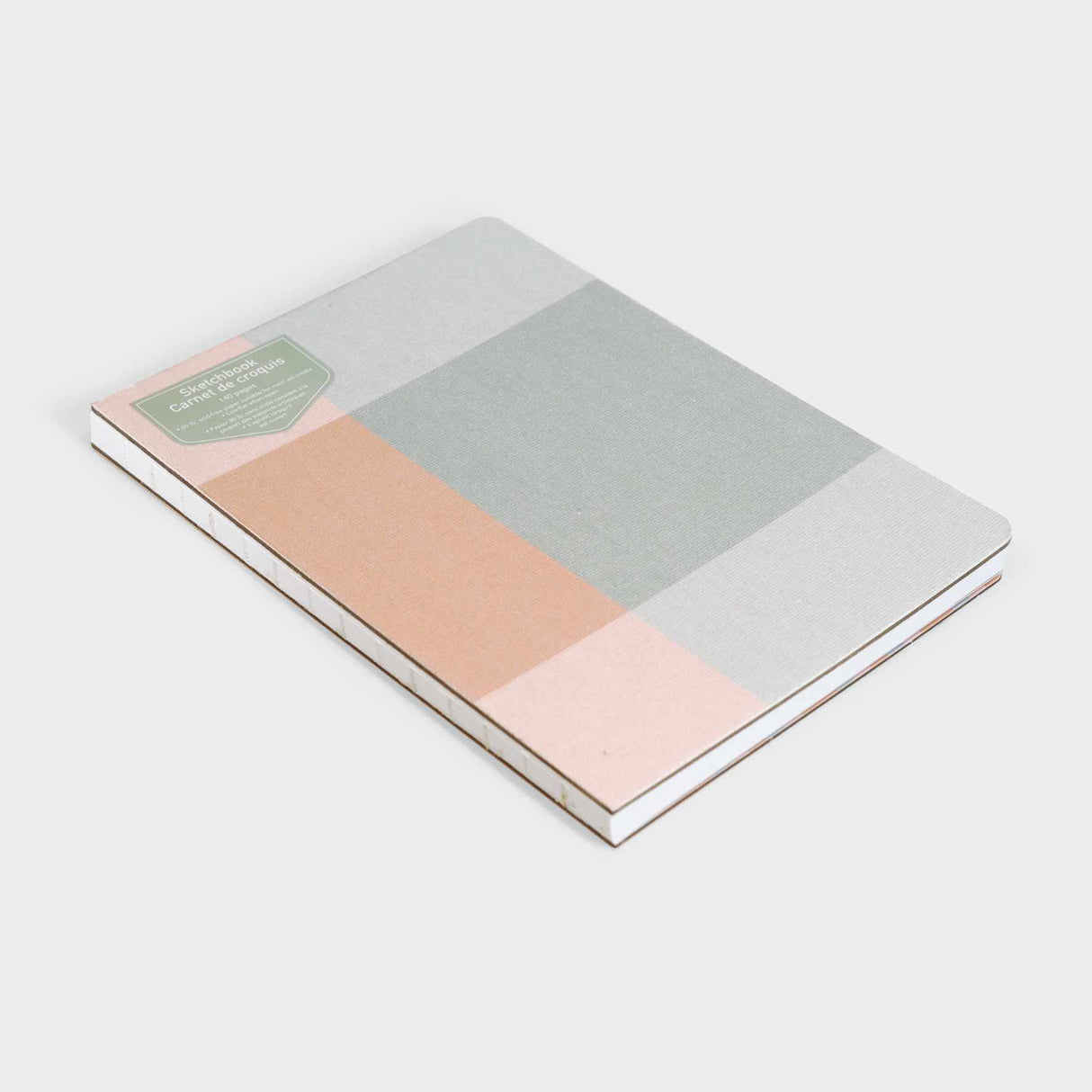 Sage Color Block Deconstructed Sketchbook