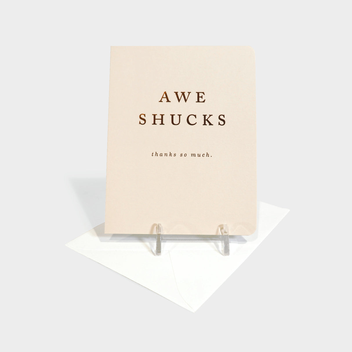 Shucks Greeting Card