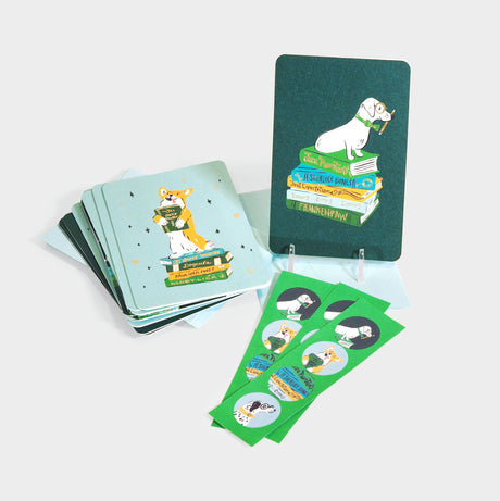 Smart Pups Assorted Note Card Set with Stickers