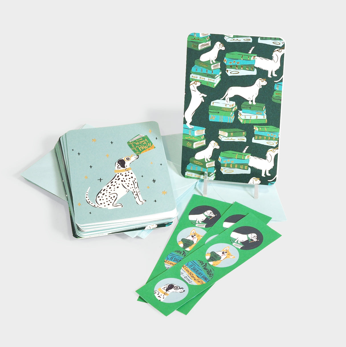 Smart Pups Assorted Note Card Set with Stickers