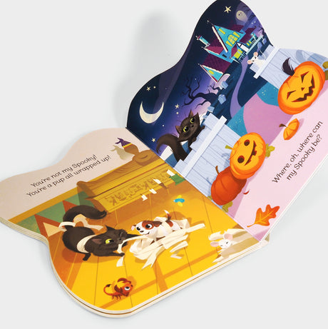 Spooky Little Kitten Cat Shaped Board Book