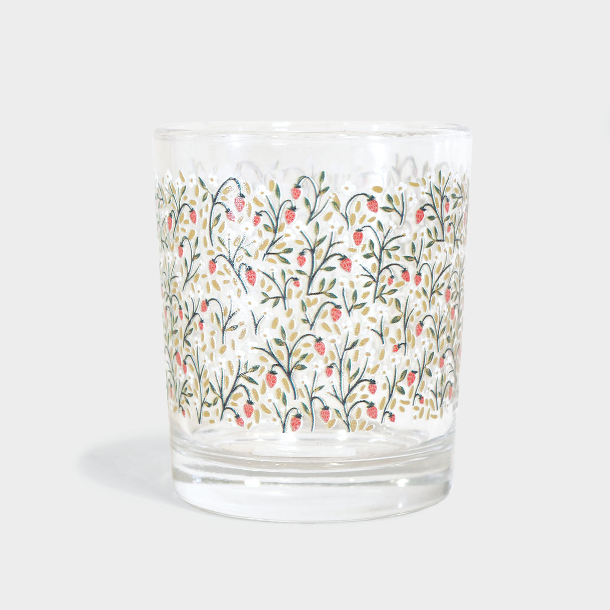 Strawberry Meadow Short Juice Glass