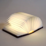 Super Mini Smart Book Light in Walnut