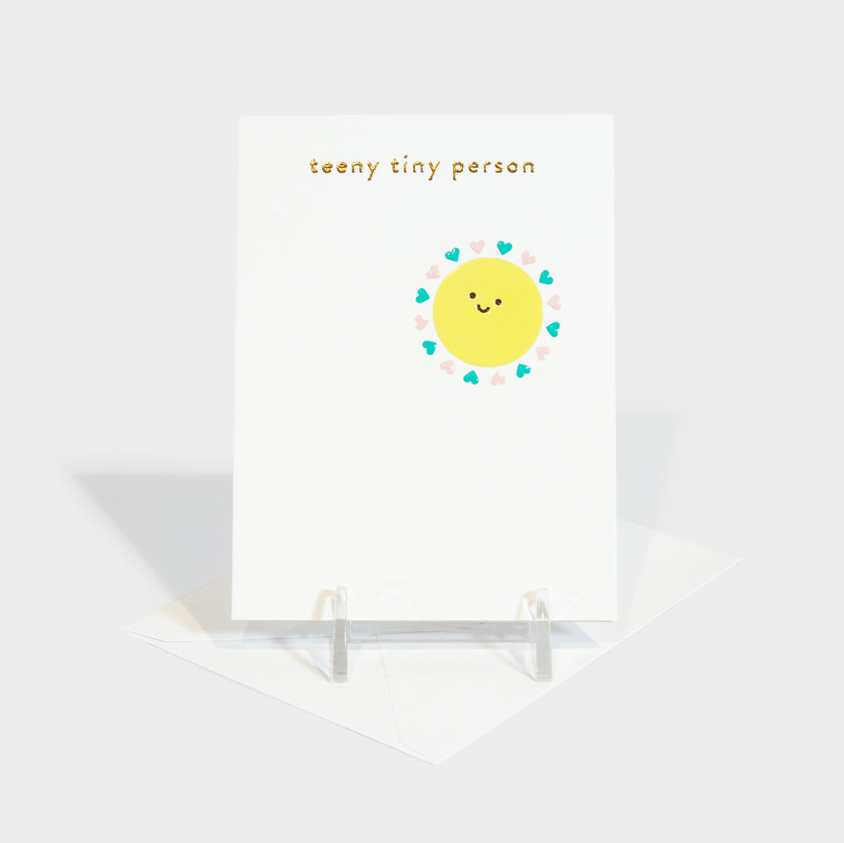 Teeny Smiley Greeting Card